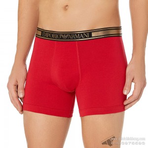 Quần lót nam Emporio Armani Shiny Logoband Boxer Brief Cherry